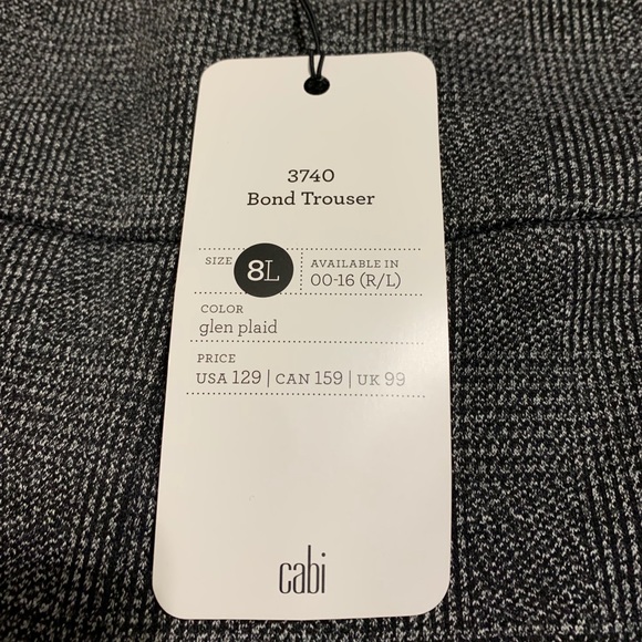NWT Cabi Bond Trousers Size 8L - Picture 4 of 4